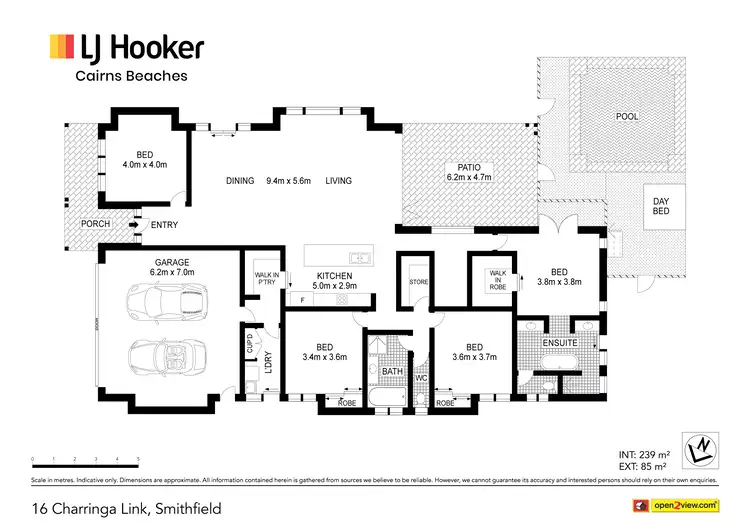 Floorplan of Homely house listing, 16 Charringa Link, Smithfield QLD 4878