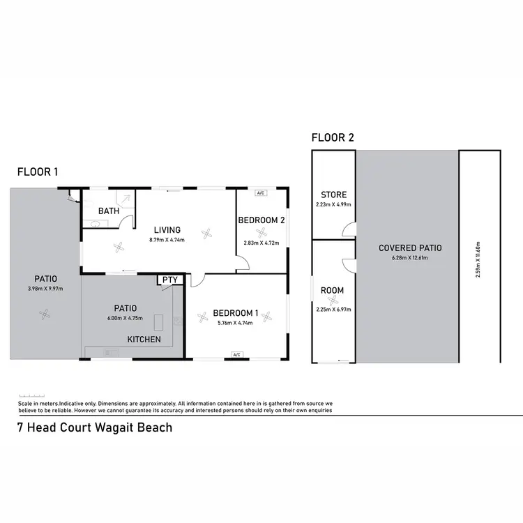Floorplan of Homely house listing, 7 Head Court, Wagait Beach NT 822
