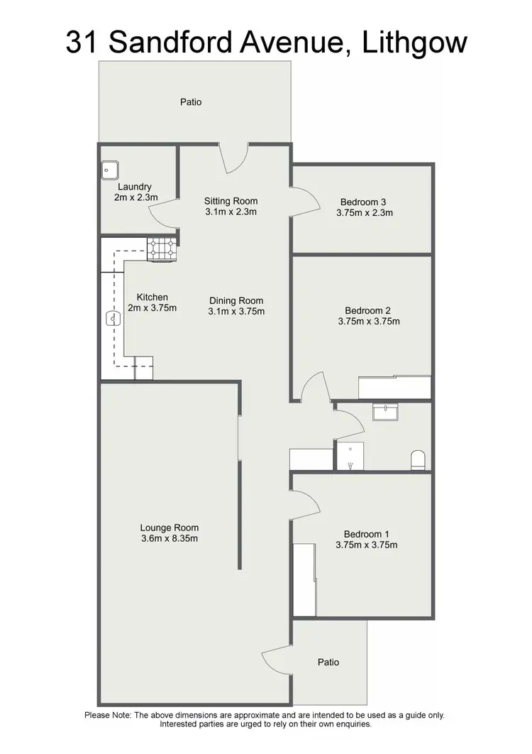 Floorplan of Homely house listing, 31 Sandford Avenue, Lithgow NSW 2790