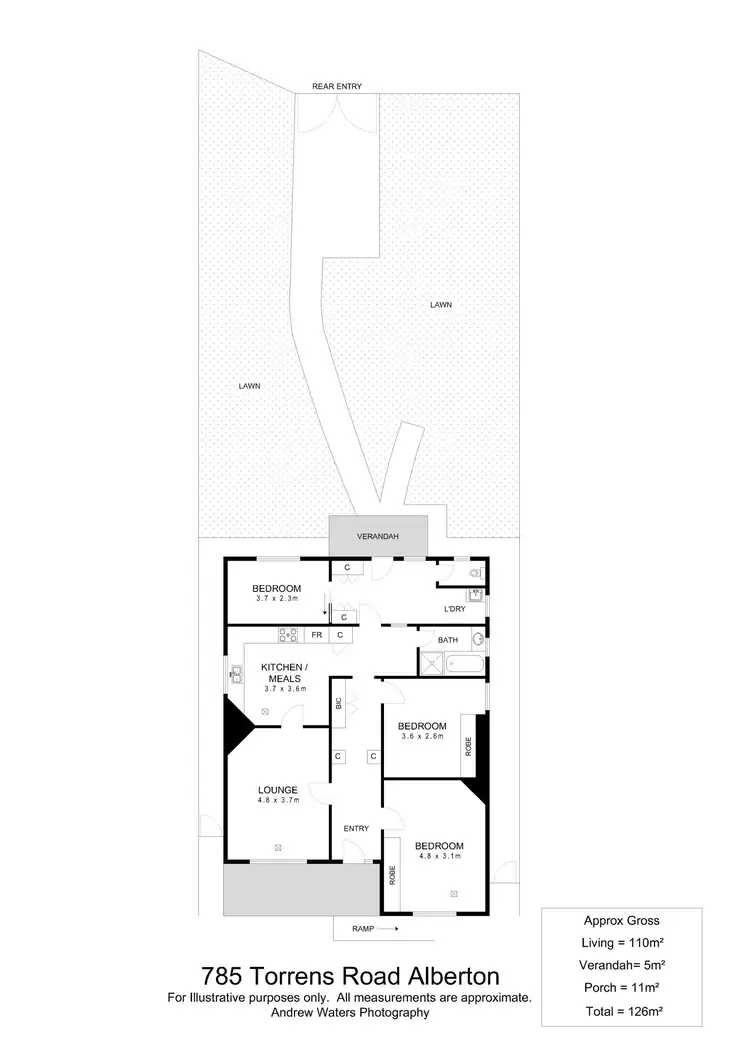 Floorplan of Homely house listing, 785 Torrens Road, Alberton SA 5014
