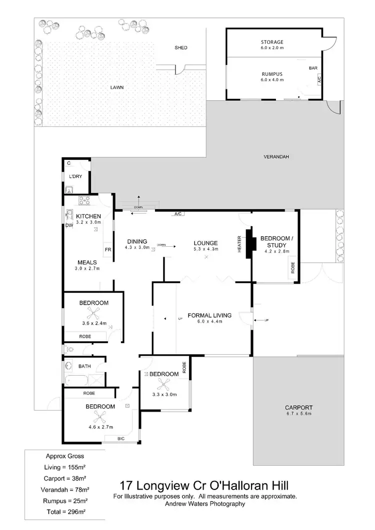 Floorplan of Homely house listing, 17 Longview Crescent, O'halloran Hill SA 5158