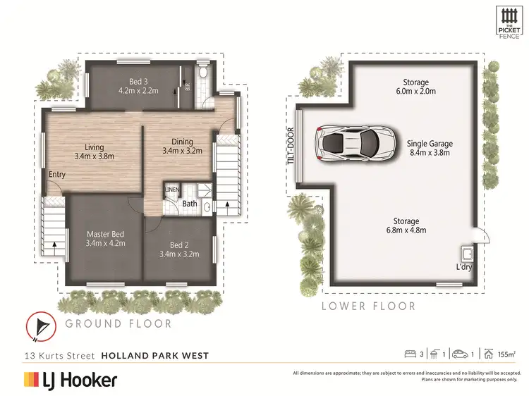 Floorplan of Homely house listing, 13 Kurts Street, Holland Park West QLD 4121