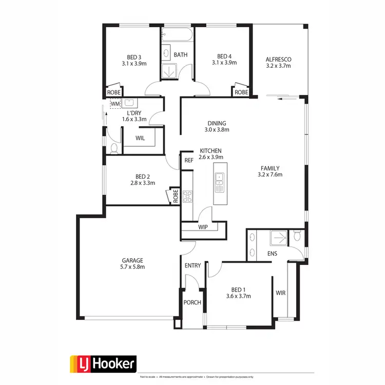 Floorplan of Homely house listing, 8 Gemfish Street, Two Rocks WA 6037