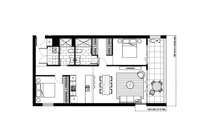 Floorplan of Homely unit listing, 22/2 McMichael Terrace, Denman Prospect ACT 2611