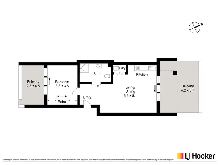 Floorplan of Homely apartment listing, 13/350 Gundaroo Drive, Gungahlin ACT 2912