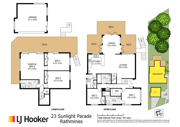 Floorplan of Homely house listing, 23 Sunlight Parade, Rathmines NSW 2283