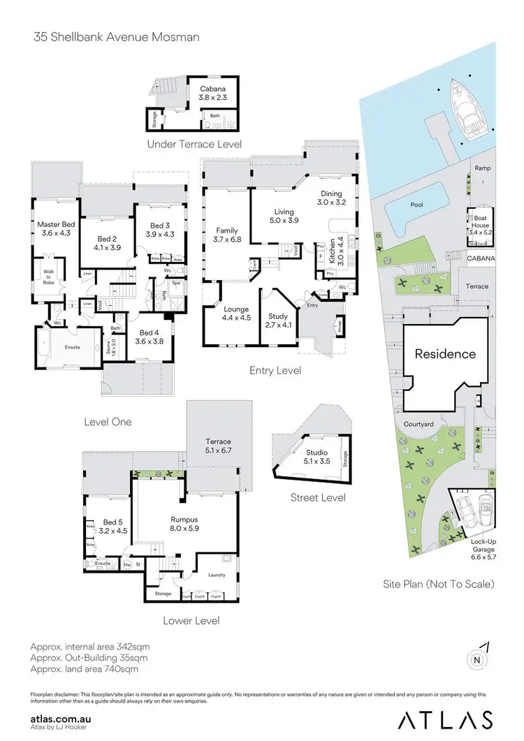 Floorplan of Homely house listing, 35 Shellbank Avenue, Mosman NSW 2088