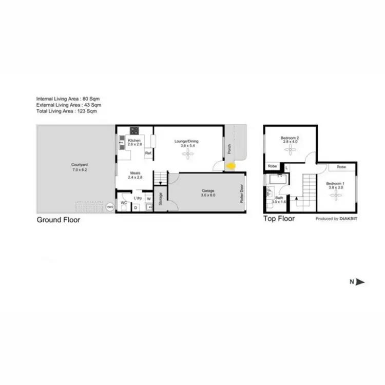 Floorplan of Homely townhouse listing, 4/15 Brian Street, Slacks Creek QLD 4127