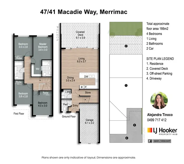 Floorplan of Homely townhouse listing, 47/41 Macadie Way, Merrimac QLD 4226