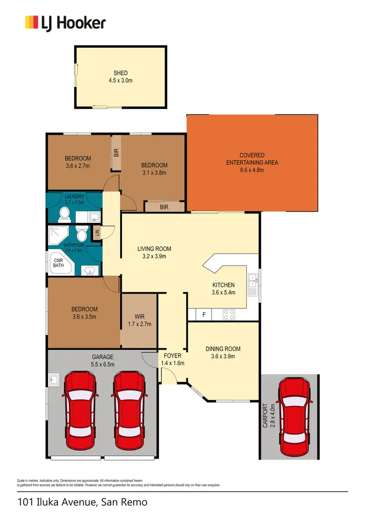 Floorplan of Homely house listing, 101 Iluka Avenue, San Remo NSW 2262