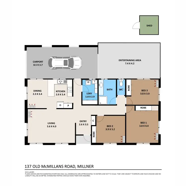 Floorplan of Homely house listing, 137 Old McMillans Road, Millner NT 810