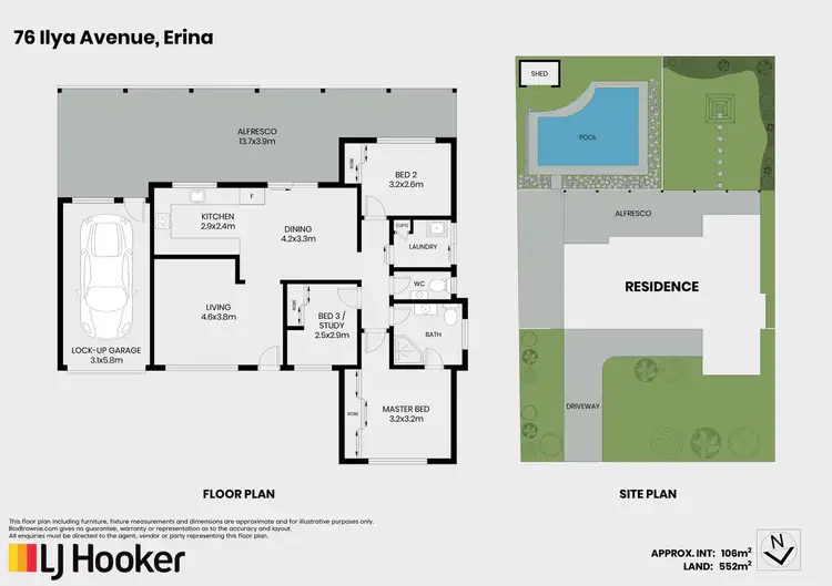 Floorplan of Homely house listing, 76 Ilya Avenue, Erina NSW 2250