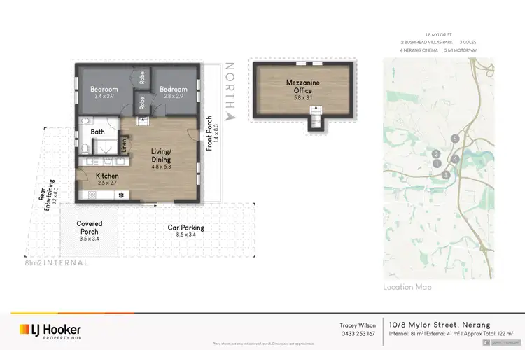 Floorplan of Homely villa listing, 10/8 Mylor Street, Nerang QLD 4211