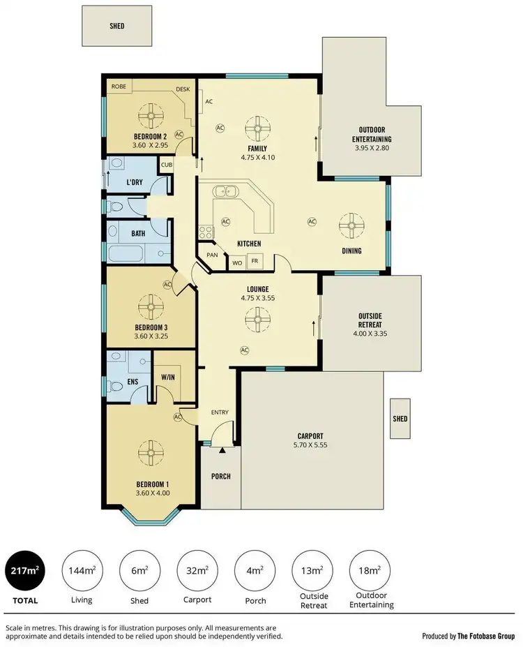 Floorplan of Homely house listing, 39 Emerald Street, Flagstaff Hill SA 5159