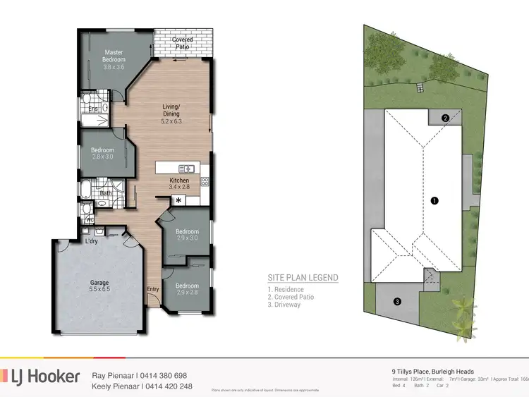 Floorplan of Homely house listing, 9 Tillys Place, Burleigh Heads QLD 4220