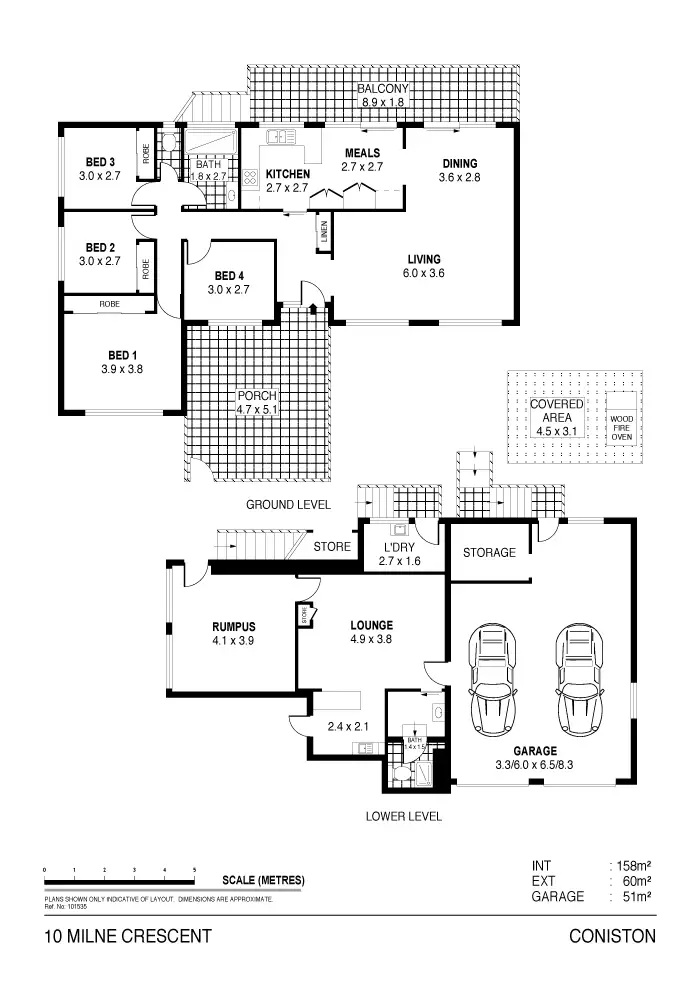Floorplan of Homely house listing, 10 Milne Crescent, Coniston NSW 2500