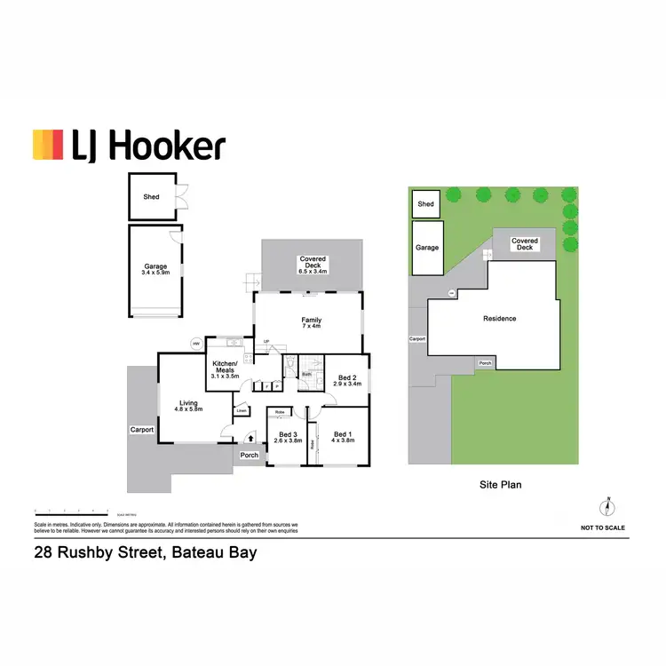 Floorplan of Homely house listing, 28 Rushby Street, Bateau Bay NSW 2261