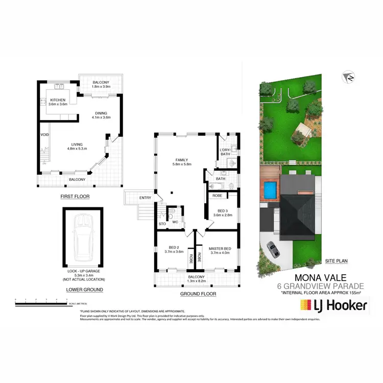 Floorplan of Homely house listing, 6 Grandview Parade, Mona Vale NSW 2103