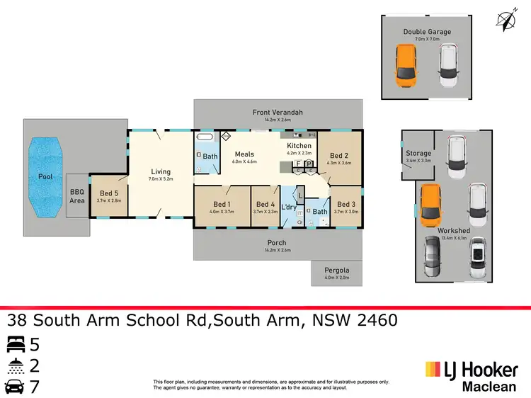 Floorplan of Homely house listing, 38 South Arm School Road, Woodford Island NSW 2463