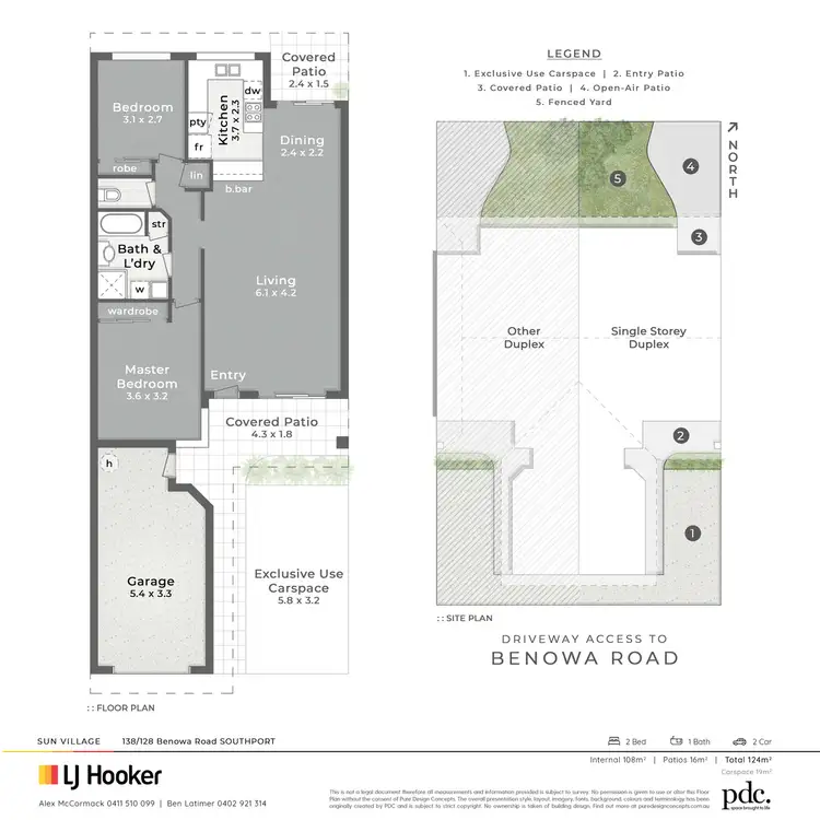 Floorplan of Homely unit listing, 138/128 Benowa Road, Southport QLD 4215