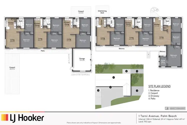 Floorplan of Homely block of units listing, 1 Tarni Avenue, Palm Beach QLD 4221
