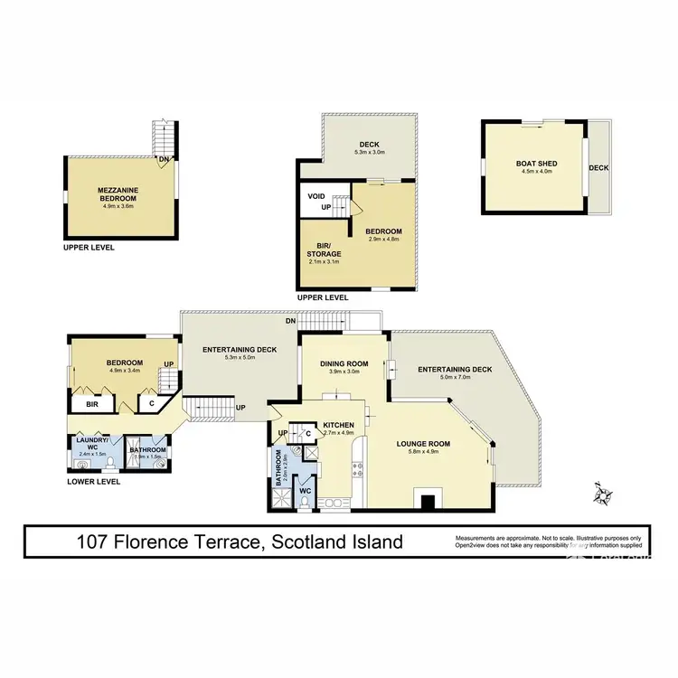 Floorplan of Homely house listing, 107 Florence Terrace, Scotland Island NSW 2105