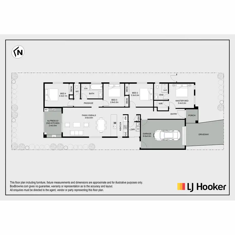 Floorplan of Homely house listing, 50 Hawking Crescent, Fraser Rise VIC 3336