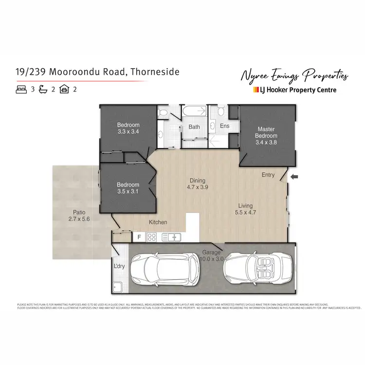 Floorplan of Homely unit listing, 19/239-249 Mooroondu Road, Thorneside QLD 4158