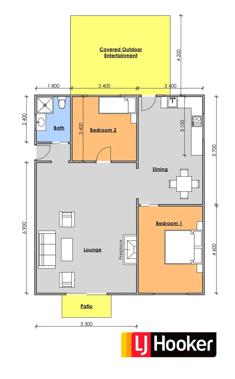 Floorplan of Homely house listing, 43 Killawarra Street, Wingham NSW 2429