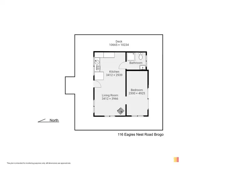 Floorplan of Homely rural property listing, 116 Eagles Nest Road, Brogo NSW 2550