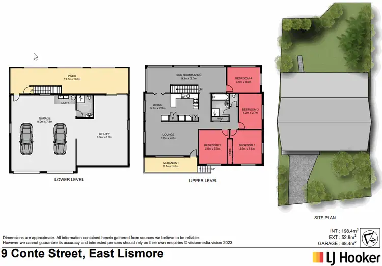 Floorplan of Homely house listing, 9 Conte Street, East Lismore NSW 2480
