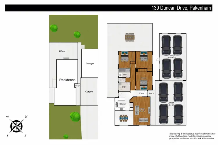 Floorplan of Homely house listing, 139 Duncan Drive, Pakenham VIC 3810
