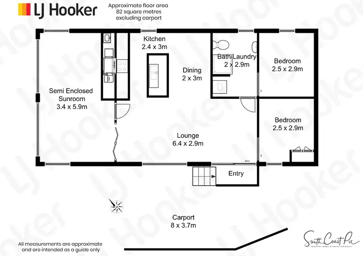 Floorplan of Homely unit listing, 80/11195 Princes Highway, North Batemans Bay NSW 2536