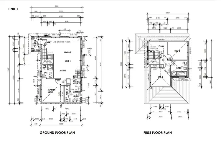 Floorplan of Homely townhouse listing, 1/48 Kirkham Road, Dandenong VIC 3175