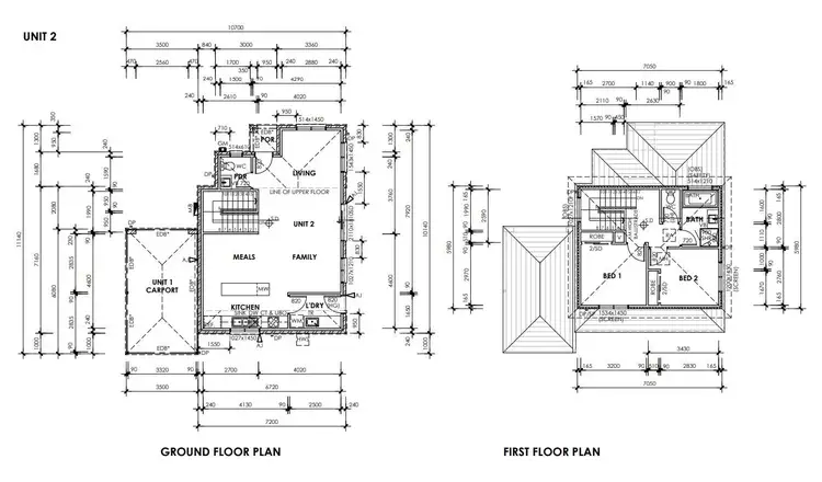 Floorplan of Homely townhouse listing, 2/48 Kirkham Road, Dandenong VIC 3175