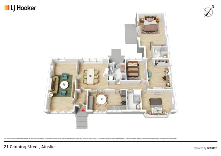Floorplan of Homely house listing, 21 Canning Street, Ainslie ACT 2602