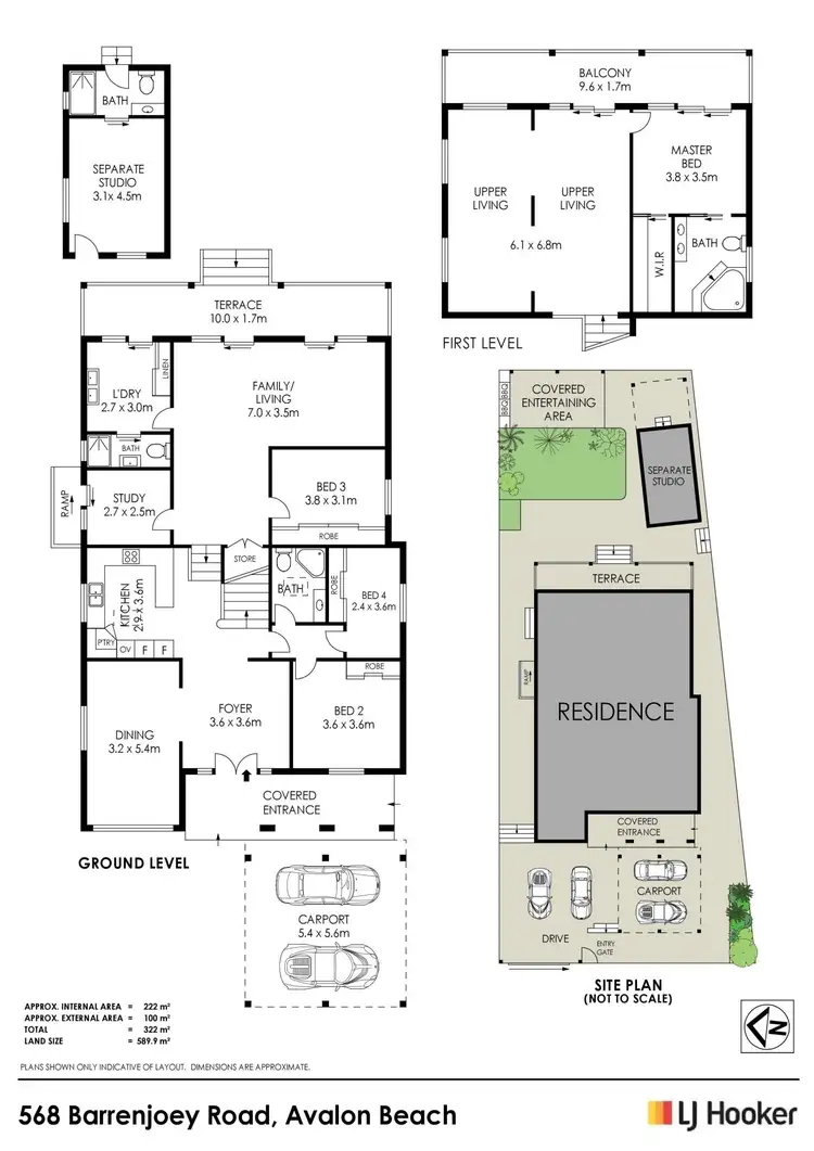 Floorplan of Homely house listing, 568 Barrenjoey Road, Avalon Beach NSW 2107