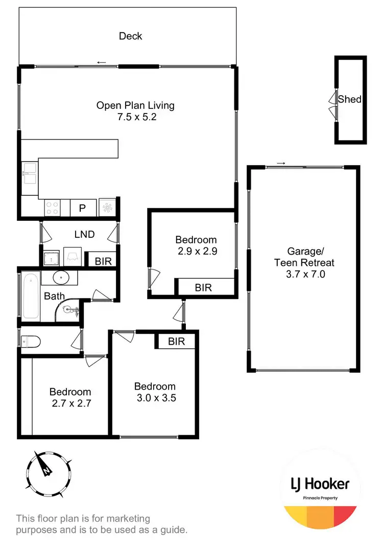 Floorplan of Homely house listing, 76 Banyalla Street, Rokeby TAS 7019