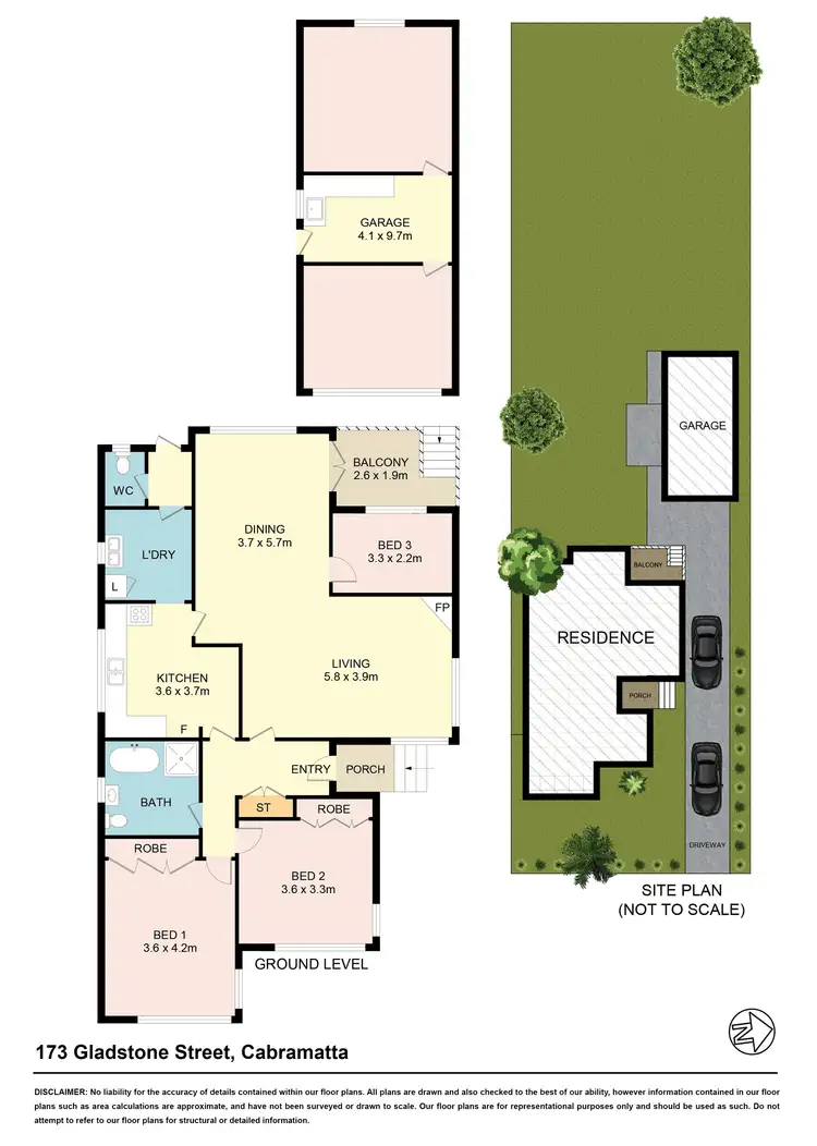 Floorplan of Homely house listing, 173 Gladstone St, Cabramatta NSW 2166