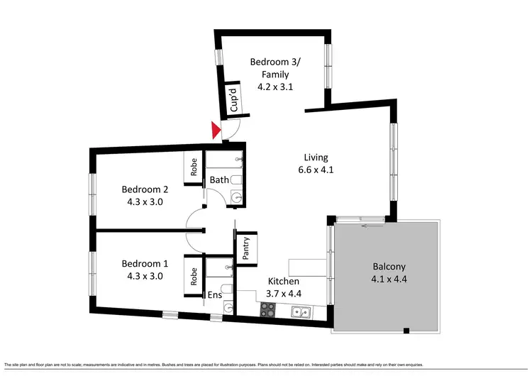 Floorplan of Homely apartment listing, 12/25 Owen Crescent, Lyneham ACT 2602