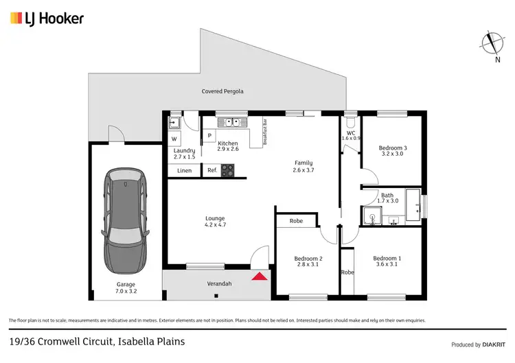 Floorplan of Homely townhouse listing, 19/36 Cromwell Circuit, Isabella Plains ACT 2905