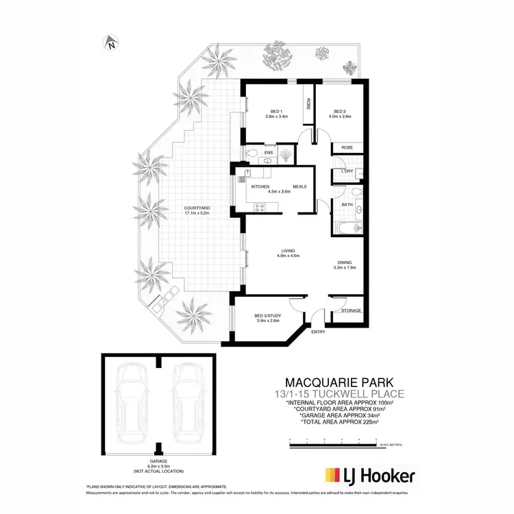 Floorplan of Homely apartment listing, 13/1-15 Tuckwell Place, Macquarie Park NSW 2113