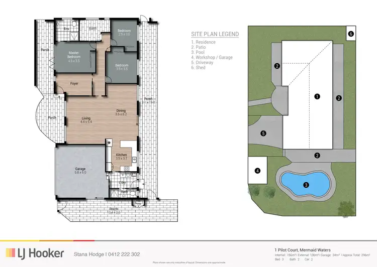 Floorplan of Homely house listing, 1 Pilot Court, Mermaid Waters QLD 4218