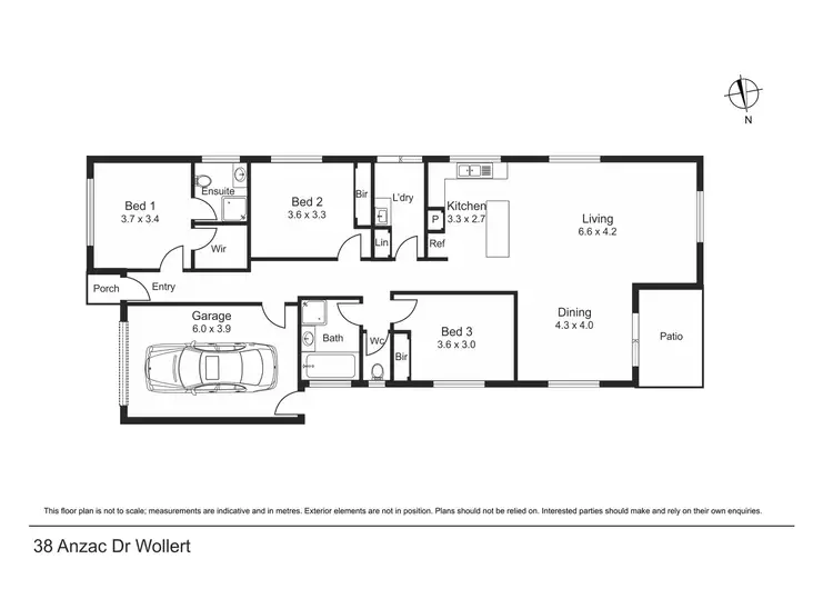 Floorplan of Homely house listing, 38 Anzac Drive, Wollert VIC 3750
