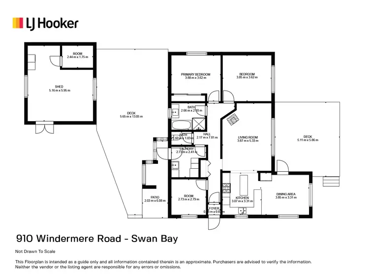 Floorplan of Homely house listing, 910 Windermere Road, Swan Bay TAS 7252
