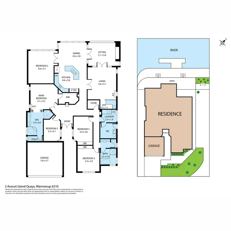 Floorplan of Homely house listing, 3 Avocet Island Quays, Wannanup WA 6210