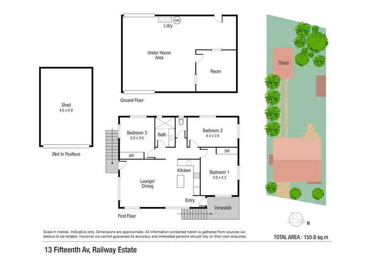 Floorplan of Homely house listing, 13 Fifteenth Avenue, Railway Estate QLD 4810