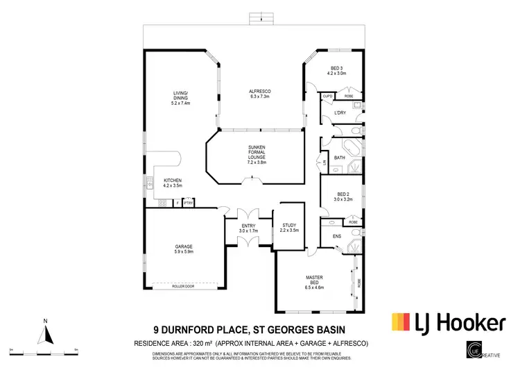 Floorplan of Homely house listing, 9 Durnford Place, St Georges Basin NSW 2540