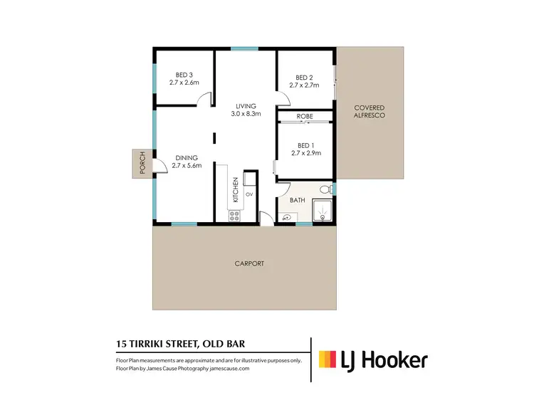 Floorplan of Homely house listing, 15 Tirriki Street, Old Bar NSW 2430