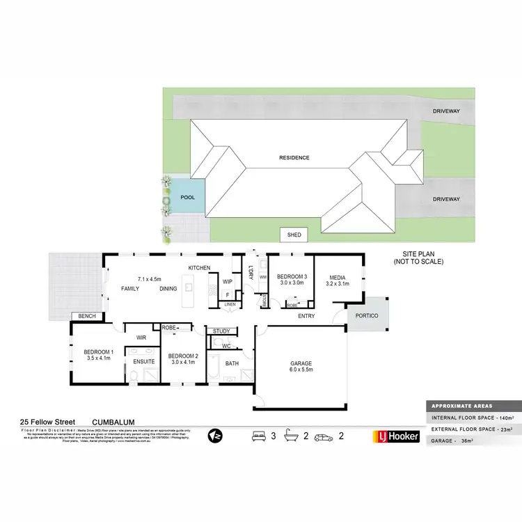 Floorplan of Homely house listing, 25 Fallow Drive, Cumbalum NSW 2478